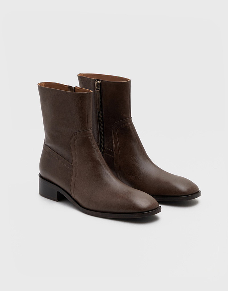 ETEI ankle boots_brown