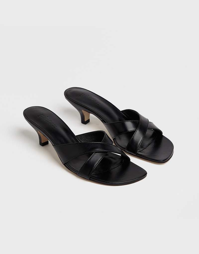 SEL flat sandals_black