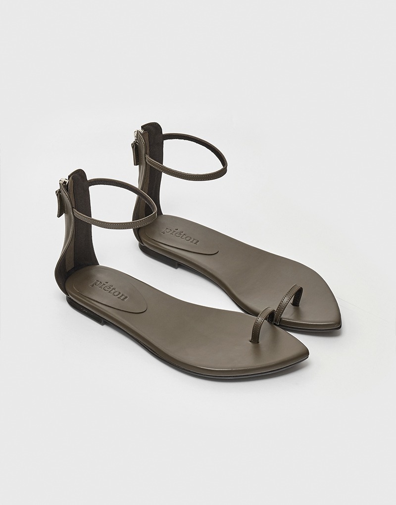 AMATA strap sandals_brown