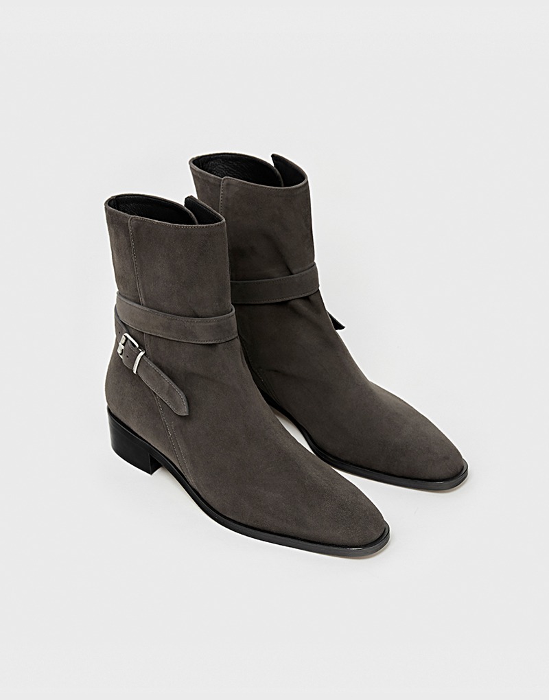 SEKAK mid-calf boots_gray suede
