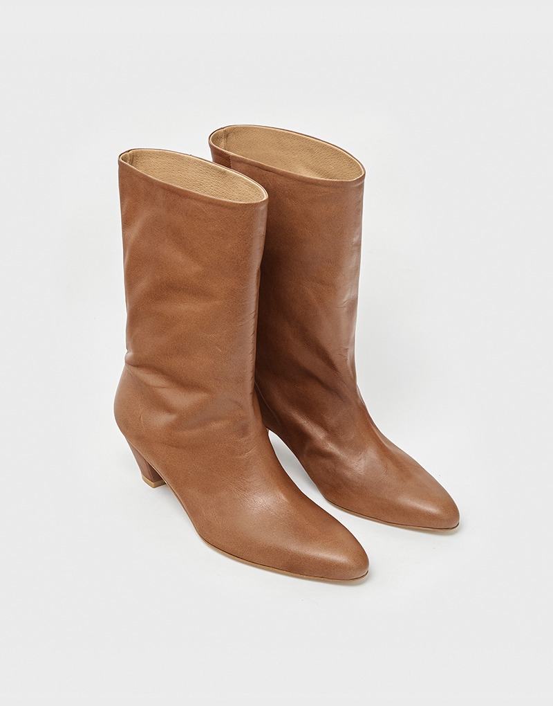LUBLIN mid-calf boots_rusty brown