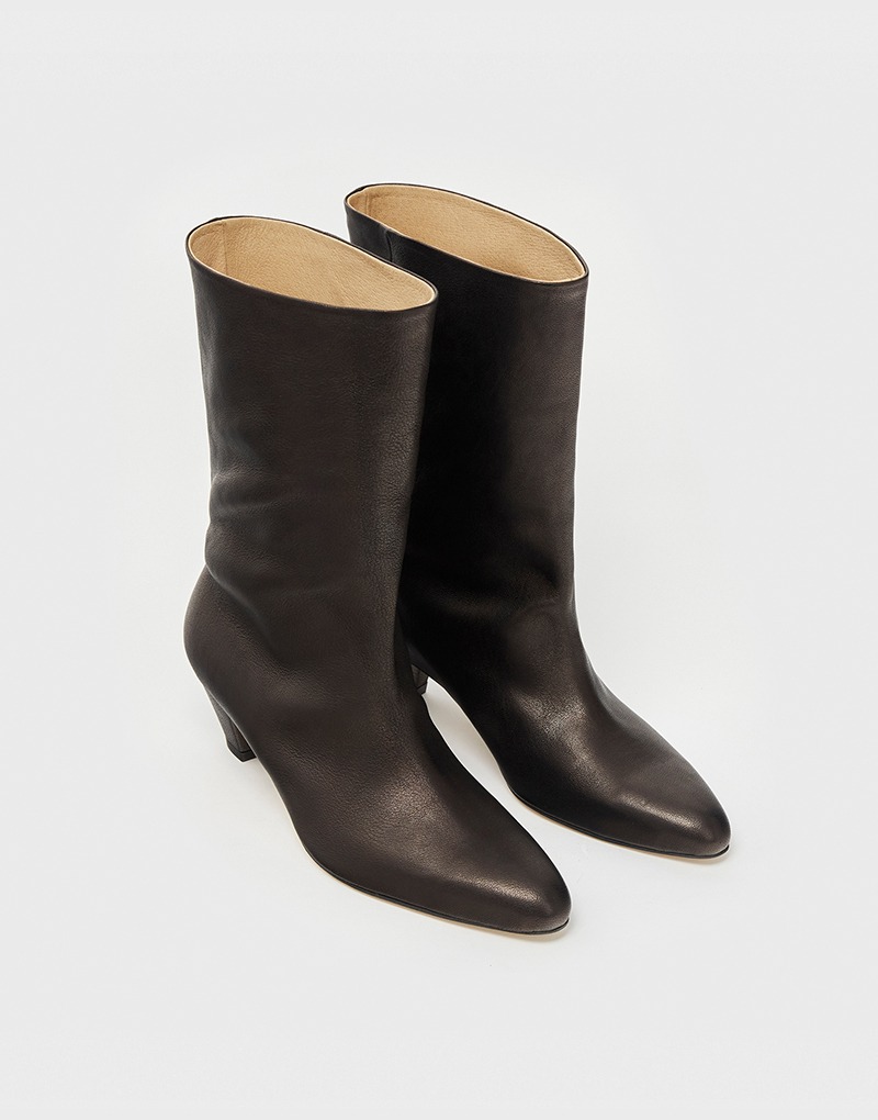 LUBLIN mid-calf boots_black